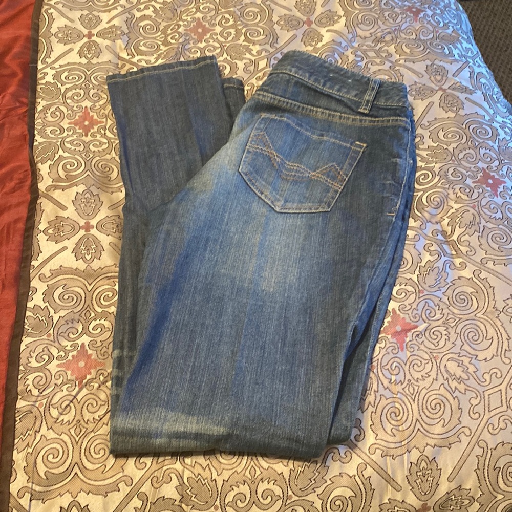 Mossimo skinny jeans - there is one small dot on the front. Size is 13L